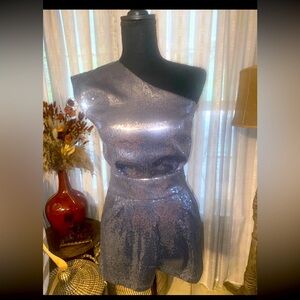 Top Shop Sequin Shorts Romper